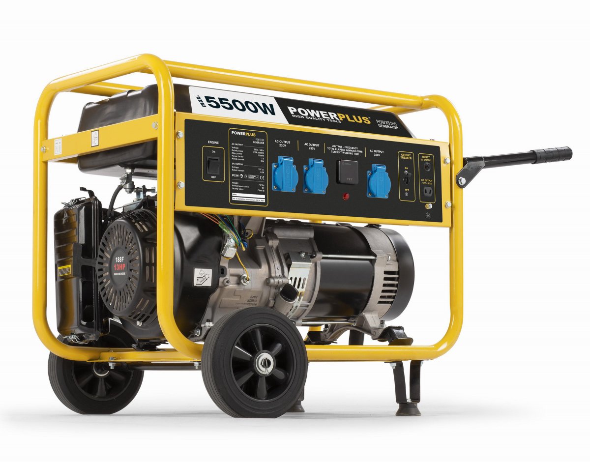 Elektrocentrála Powerplus POWX5160 5.500 W