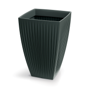 Květináč LATIA SQUARE HIGH 40 cm - barva: antracit