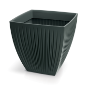 Květináč LATIA SQUARE MIDL 40 cm - barva: antracit