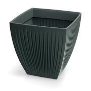 Květináč LATIA SQUARE MIDL 48 cm - barva: antracit