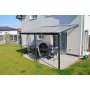 hliníková pergola LANITPLAST WALL 53 antracit + bronz PC LG2128