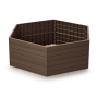 Vyvýšený záhon Prosperplast BASE WOODY hnědý 148 cm