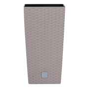 Květináč RATO SQUARE s vkladem 32,5 cm - barva: mocca