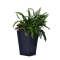 Kvetináč Keter Rattan Planter S 23,6 l grafitový