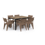 Záhradný stôl Keter Porto 160 ashwood black steel