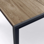 Záhradný stôl Keter Porto 160 ashwood black steel