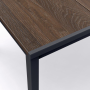 Záhradný stôl Keter Porto 200 walnut black steel