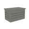 Záhradný box G21 Denver 280 L, metalický šedý plechový