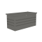 Záhradný box G21 Denver 400 L, metalický šedý plechový