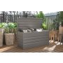 Záhradný box G21 Denver 400 L, metalický šedý plechový
