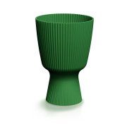 Květináč MILLY ROUND 18,8 cm - barva: tmavě zelená
