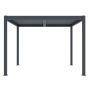 Bioklimatická pergola G21 Austin 3x3 m, antracitová hliníková