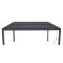 Bioklimatická pergola G21 Austin 4x4 m, antracitová hliníková