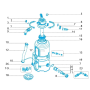 Manometer pre filtráciu ProStar Plus 2, 4, 6 a ProStar 2000, 4000 a 6000