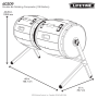 kompostér LIFETIME 60309 DOUBLE BARREL LG2455