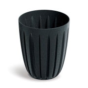 Květináč WARIO ECO WOOD 16,3 cm - barva: antracit ECO