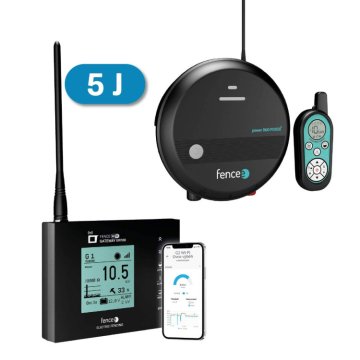 Set elektrického ohradníka Chytrá Farma - RF zdroj s ovládačom 5 J - WiFi Gateway - Ovládanie