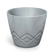 Květináč ARECO BETON EFFECT 13,8 cm - barva: beton
