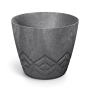 Květináč ARECO BETON EFFECT 15,8 cm - barva: marengo