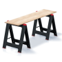 Podstavec stavební (koza) TITAN STAND set 2 ks - 580x50x793 mm - barva: černá