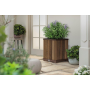 Kvetináč Keter Deco Square Tall walnut