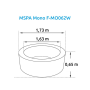 Bazén vírivý MSPA Mono F-MO062W