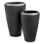 Kvetináč G21 Coal Oval 55 x 55 x 86,3