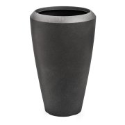 Kvetináč G21 Coal Oval 44,3 x 44,3 x 69,8