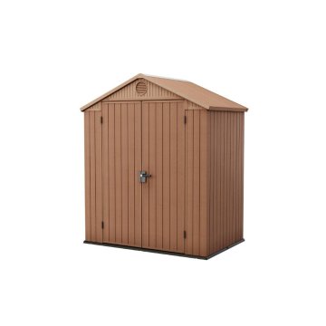 Záhradný domček Keter Darwin 6 x 4 hnědý, s podlahou, 2. jakost
