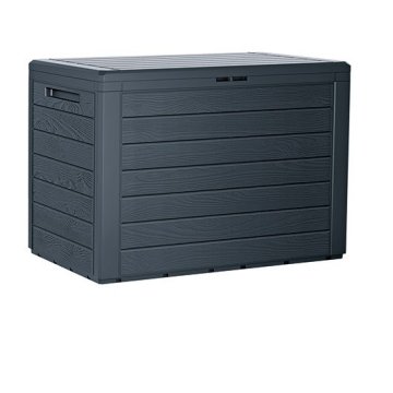 Záhradný box Prosperplast WOODEBOX antracit 190L poškodený obal