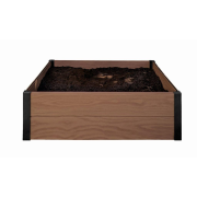 Vyvýšený záhon Keter Maple Square hnedý
