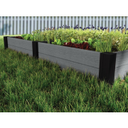Vyvýšený záhon Keter Vista Modular Garden Bed dvojbalenie šedý