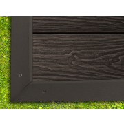 Zakončovacia lišta G21 Dark Wood 4,5 x 4,5 x 300 cm, mat. WPC