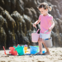 Vedierko Bigjigs Toys plážový svetlo ružový