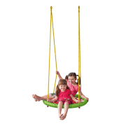 Hračka Woody Hojdací kruh (priemer 83cm) - zelenočervený