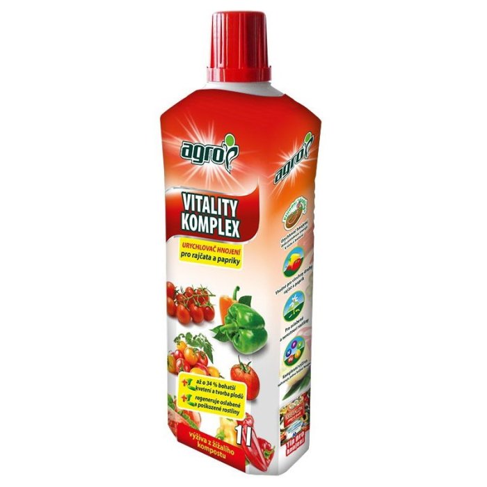 Hnojivo Agro  Vitality Komplex paradajka a paprika 1 l