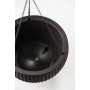květináč HANGING SPHERE hnědý