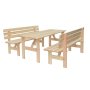 VIKING zahradní stůl dřevěný PŘÍRODNÍ - 200 cm