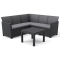 CLAIRE 5 SEAT CORNER set  - grafit