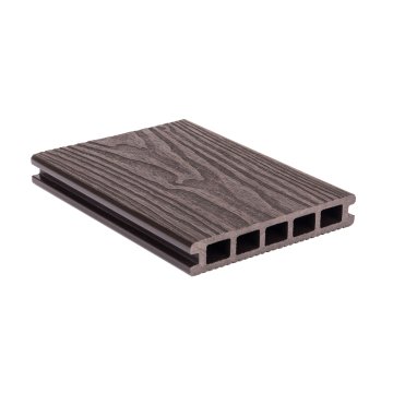 Terasová doska G21 2,5 x 14,8 x 300 cm, Dark Wood, WPC