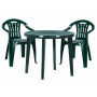 Plastová stolička  Keter Mallorca tmavo zelená