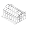 náhradné presklenie pre skleník VITAVIA URANUS 6700 PC 4 mm