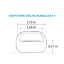Nafukovacia vírivka Intex Pure Spa - Bubble Greystone Deluxe 4 AP