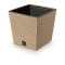 Kvetináč Prosperplast FURU SQUARE LOW ECO WOOD 24 cm naturo