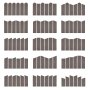 Plotová latka G21 Grey Wood 100 cm, WPC
