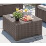 Záhradný set Keter California set stôl + 2 kreslá + dvojsedadlová pohovka cappuccino