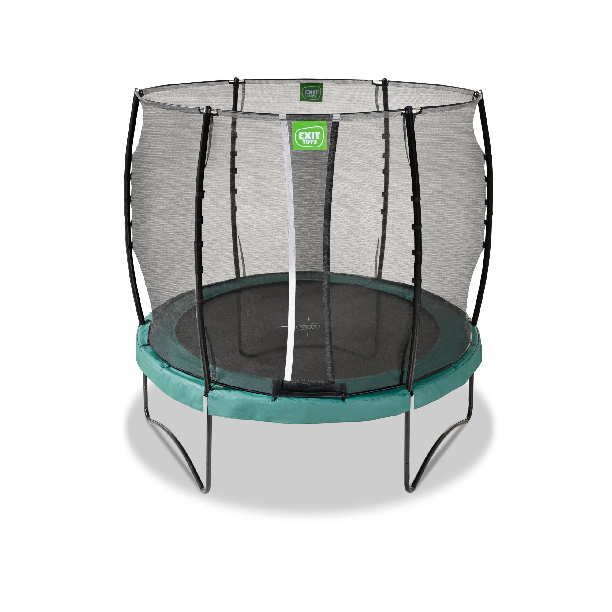 EXIT TOYS Exit Allure Classic trampolína s ochrannou sieťou priemer 253 cm, zelená farba