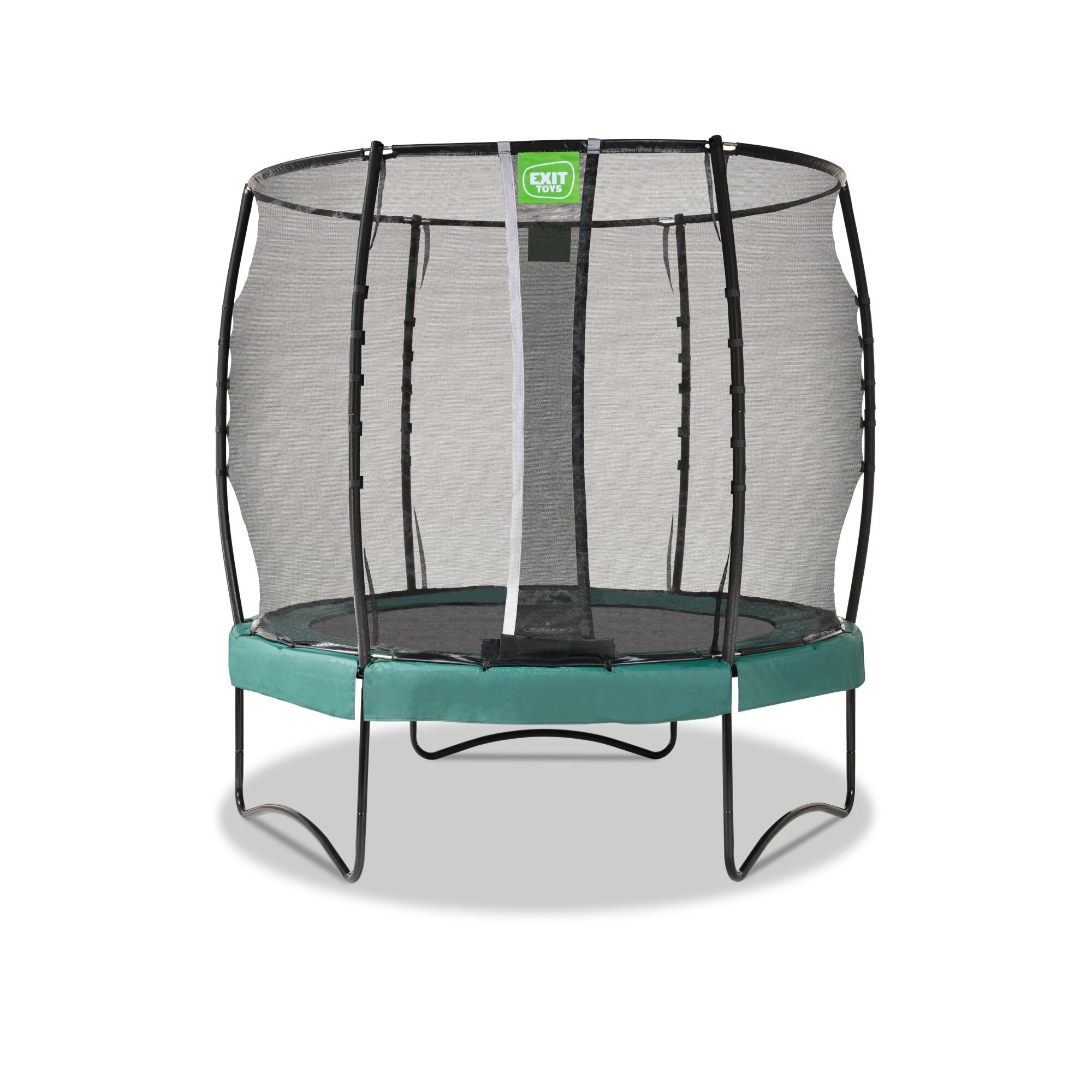 EXIT TOYS Exit Allure Premium trampolína s ochrannou sieťou priemer 253 cm, zelená farba