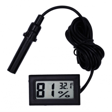 Digitálný teplomer s vlhkomerom - LCD display