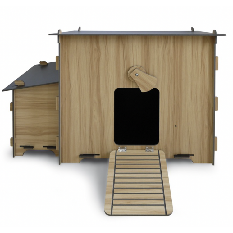 Kurín a husník CHRUDIM z HPL, 1230x700x815 mm